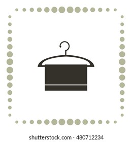Towel icon, vector design element