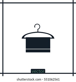 Towel icon, vector design element