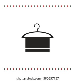 Towel icon, vector design element
