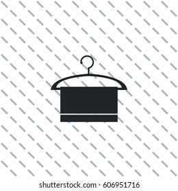 Towel icon, vector design element