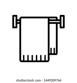 Towel icon vector design template