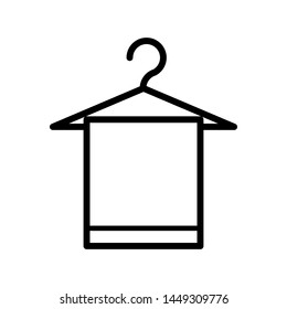 Towel icon vector design template