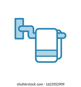 Towel icon vector design template ilustrasi