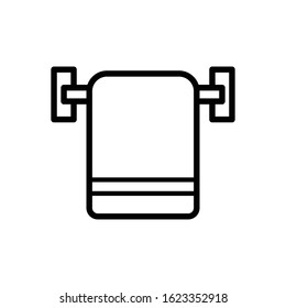 Towel icon vector design template ilustrasi