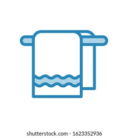 Towel icon vector design template ilustrasi