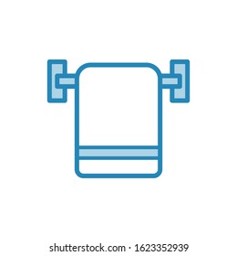 Towel icon vector design template ilustrasi