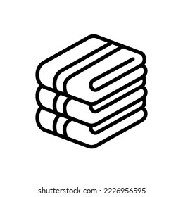 towel icon vector design template in white background