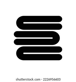 towel icon vector design template in white background