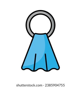 Handtuchsymbol, Vektordesign-Vorlage einfach und sauber
