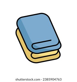 towel icon vector design template simple and clean