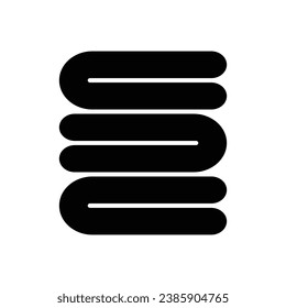 towel icon vector design template simple and clean