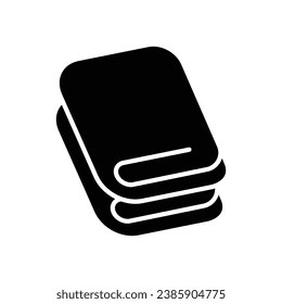 towel icon vector design template simple and clean