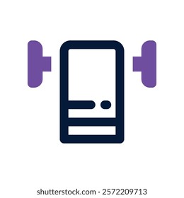 towel icon. vector dual tone icon for your website, mobile, presentation, and logo design.