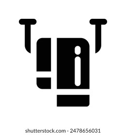 towel icon. vector glyph icon for your website, mobile, presentation, and logo design.