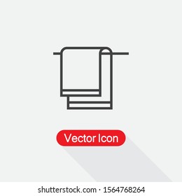 Towel Icon Vector Illustration Eps10