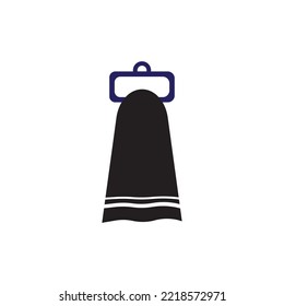 towel icon vector illustration logo design