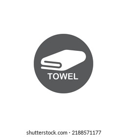 Towel icon, vector illustration simple design