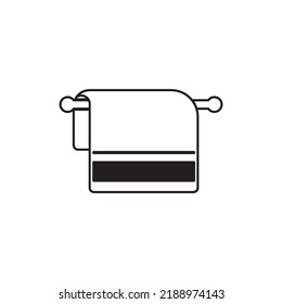 Towel icon, vector illustration simple design
