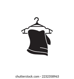Towel icon, vector illustration simple design