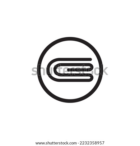 Towel icon, vector illustration simple design