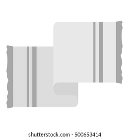 Towel icon of vector illustration for web and mobile
