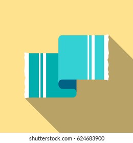 Towel icon of vector illustration for web and mobile