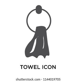 Towel icon vector isolated on white background for your web and mobile app design, Towel logo concept