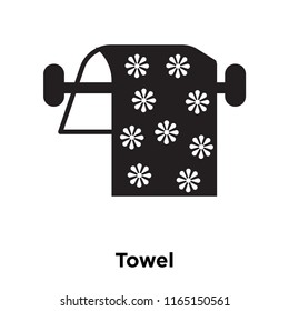 Towel icon vector isolated on white background, Towel transparent sign , vacation symbols