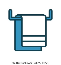 Towel icon vector on trendy design