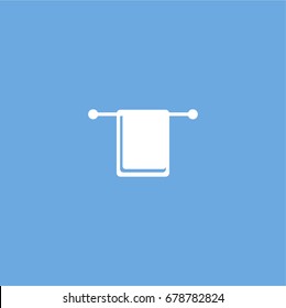 towel icon. vector sign symbol on white background