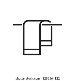 Towel icon vector style trendy