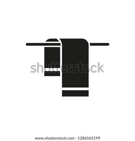 Towel icon vector style trendy