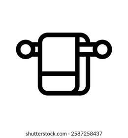 Towel Icon Vector Symbol Design Illustration