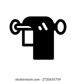Ícone de toalha Símbolo vetorial Design Illustration