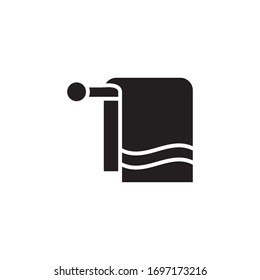 towel icon vector symbol template