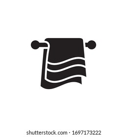 towel icon vector symbol template