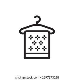 towel icon vector symbol template