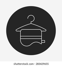 towel line icon