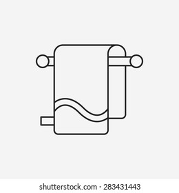 towel line icon