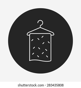towel line icon