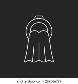 towel line icon