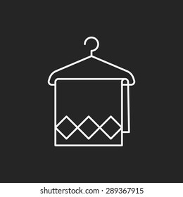 towel line icon