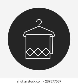 towel line icon