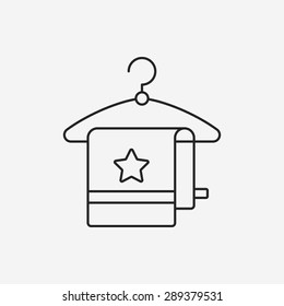 towel line icon