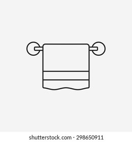 towel line icon