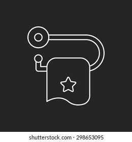 towel line icon