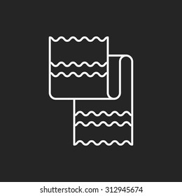 towel line icon