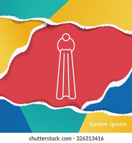 towel line icon