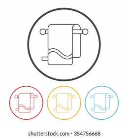 towel line icon