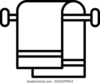 Towel New Creative Icon Design Vector